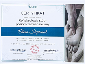 Сертифікат Spasja 15.07.2025