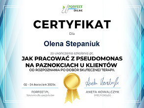 Сертифікат ForFeet 04.04.2025