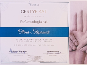 Certyfikat Spasja 1.12.2024